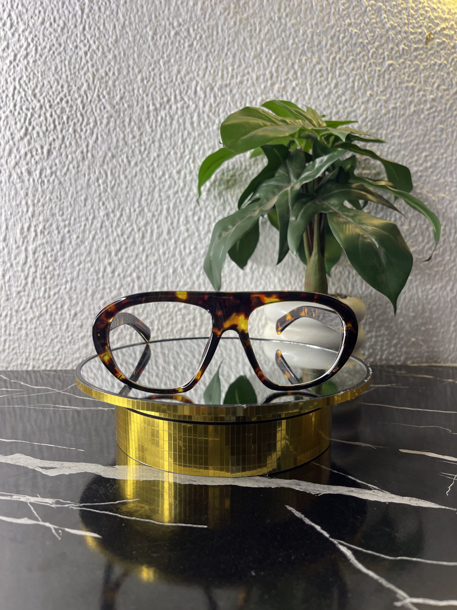 Aveline Tortoise Aviator glasses